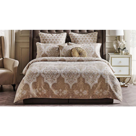 Constanza White Quilt Cover Set - King