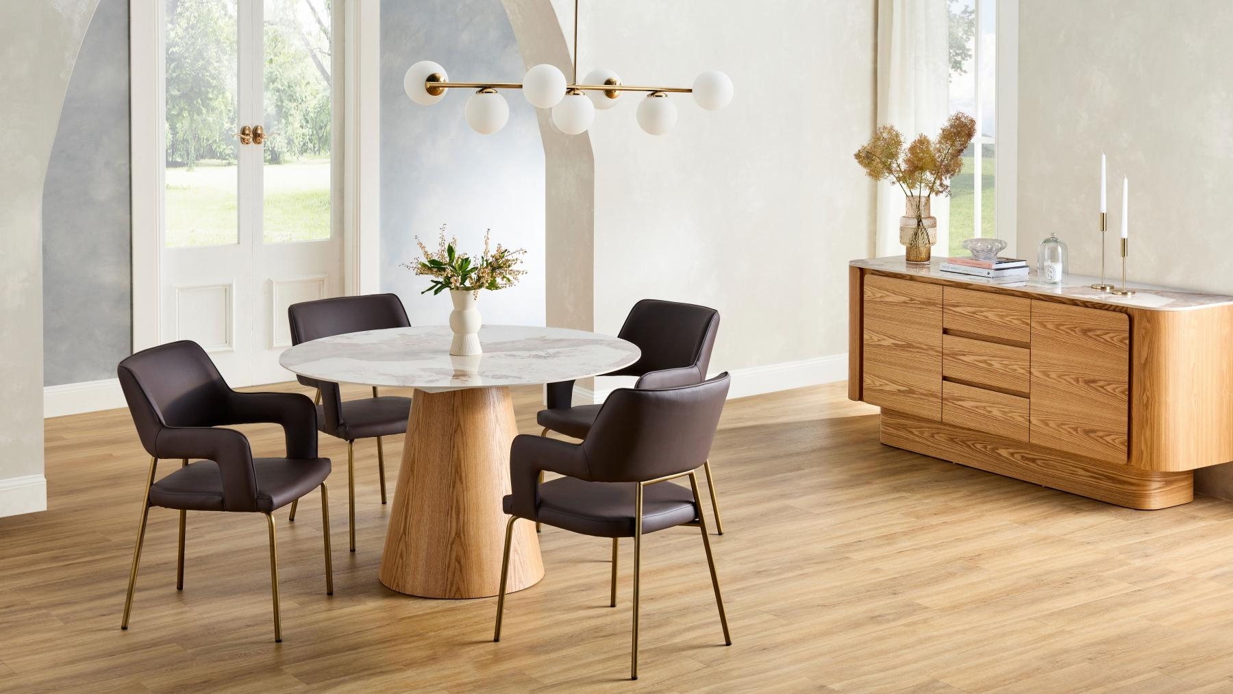 Lucianne Round Dining Table | Harvey Norman