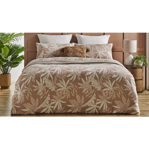 Playa Pecan Quilt Cover Set