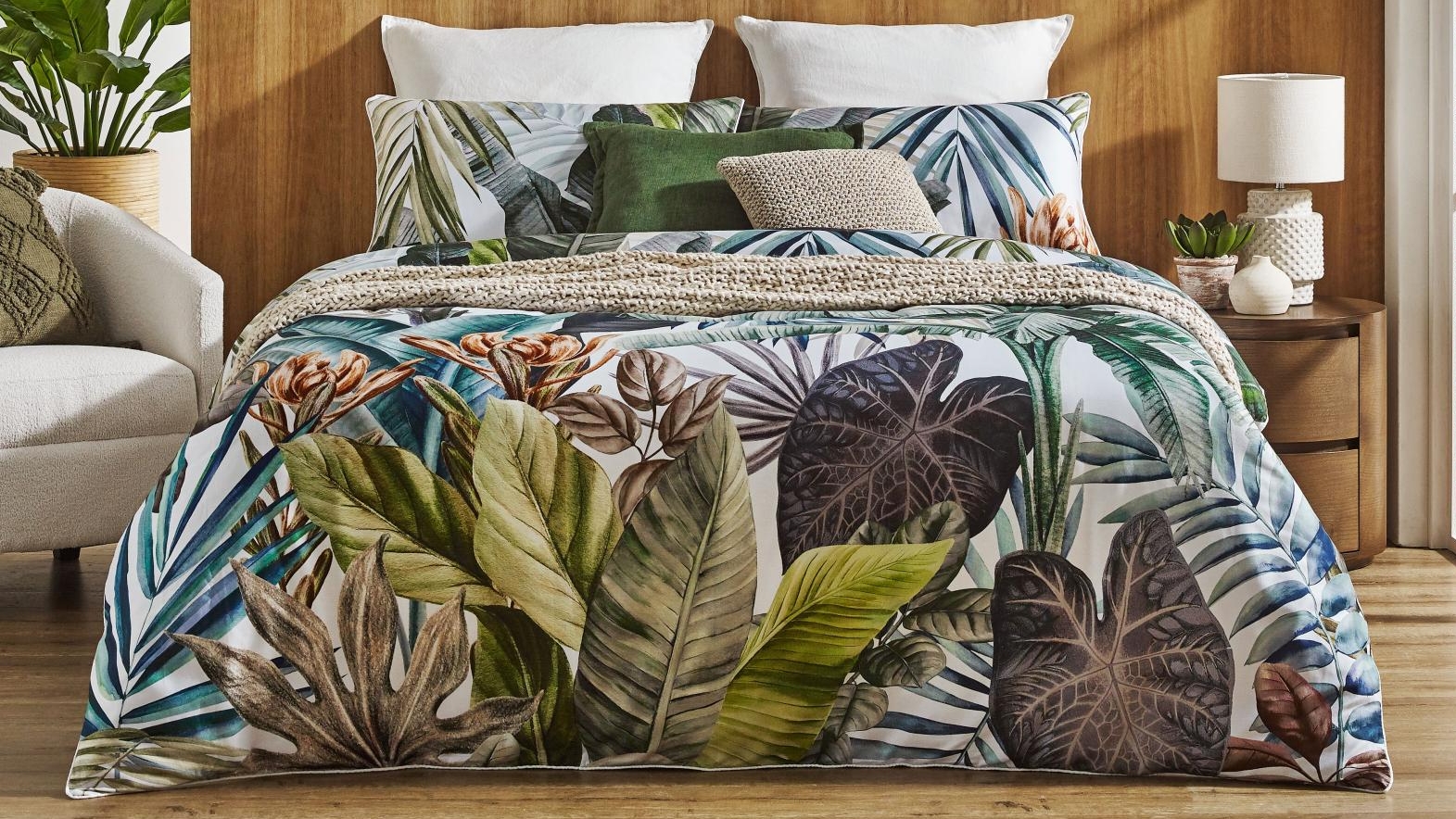 L'Avenue Borneo Quilt Cover Set - Double