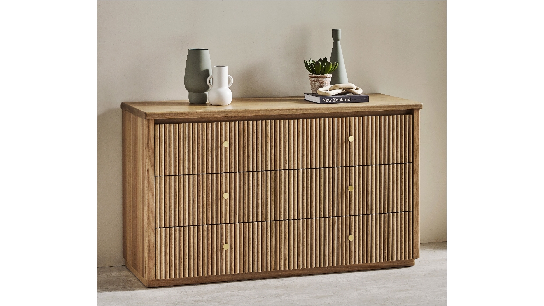 Como 6-Drawer Dresser Without Stonetop