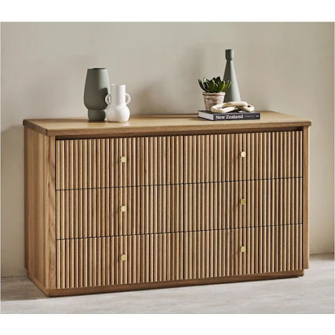 Como 6-Drawer Dresser Without Stonetop