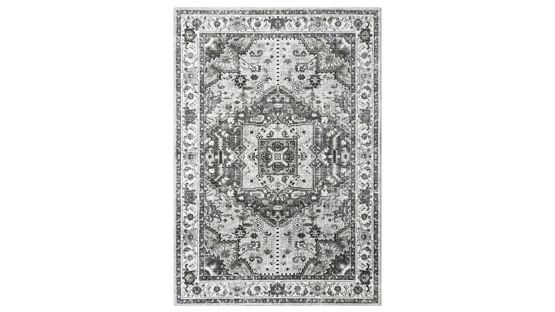 Scala Traditional Motif Brown Rug - Medium