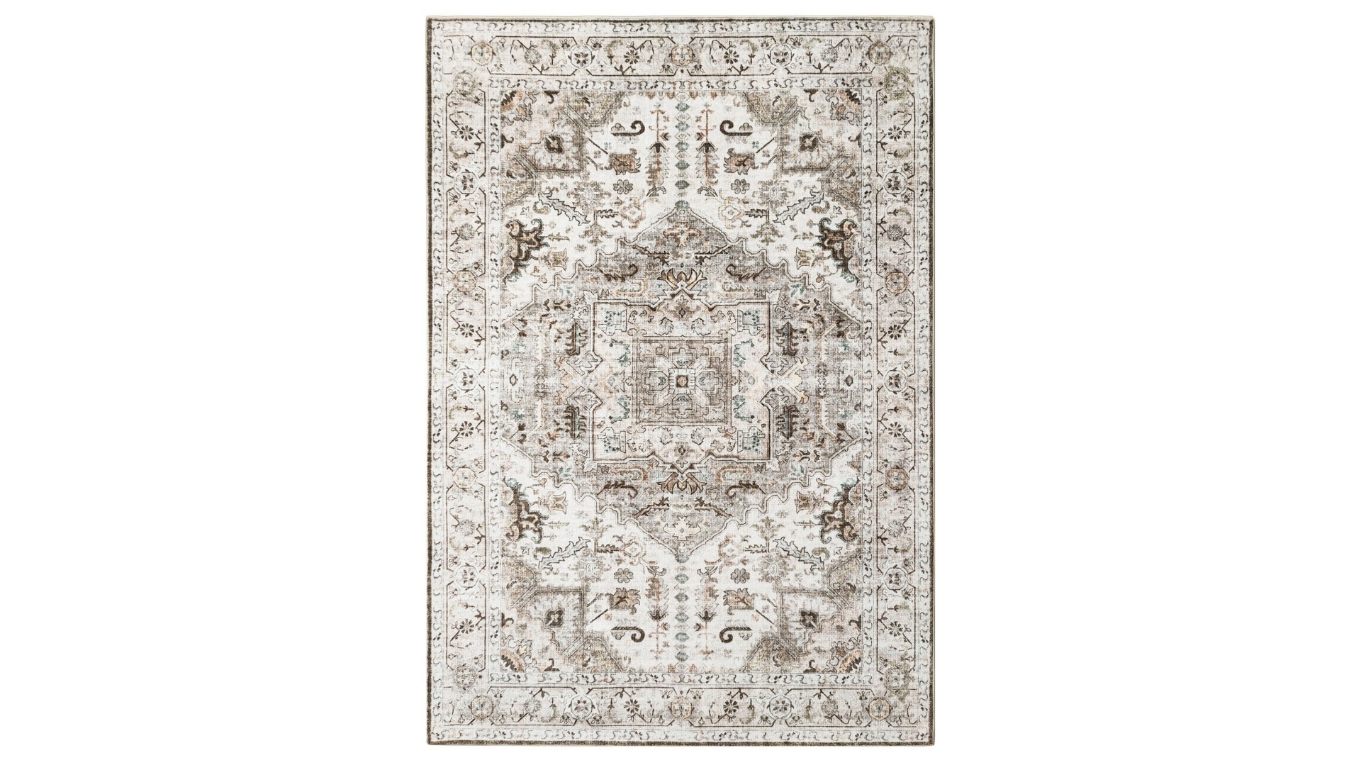 Scala Traditional Motif Beige Rug - Large | Harvey Norman