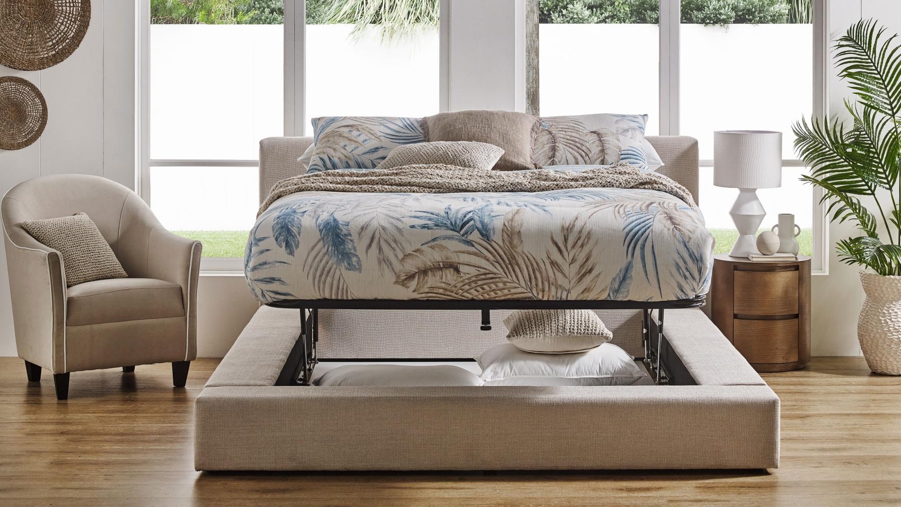 Bayview Gaslift Bed Harvey Norman