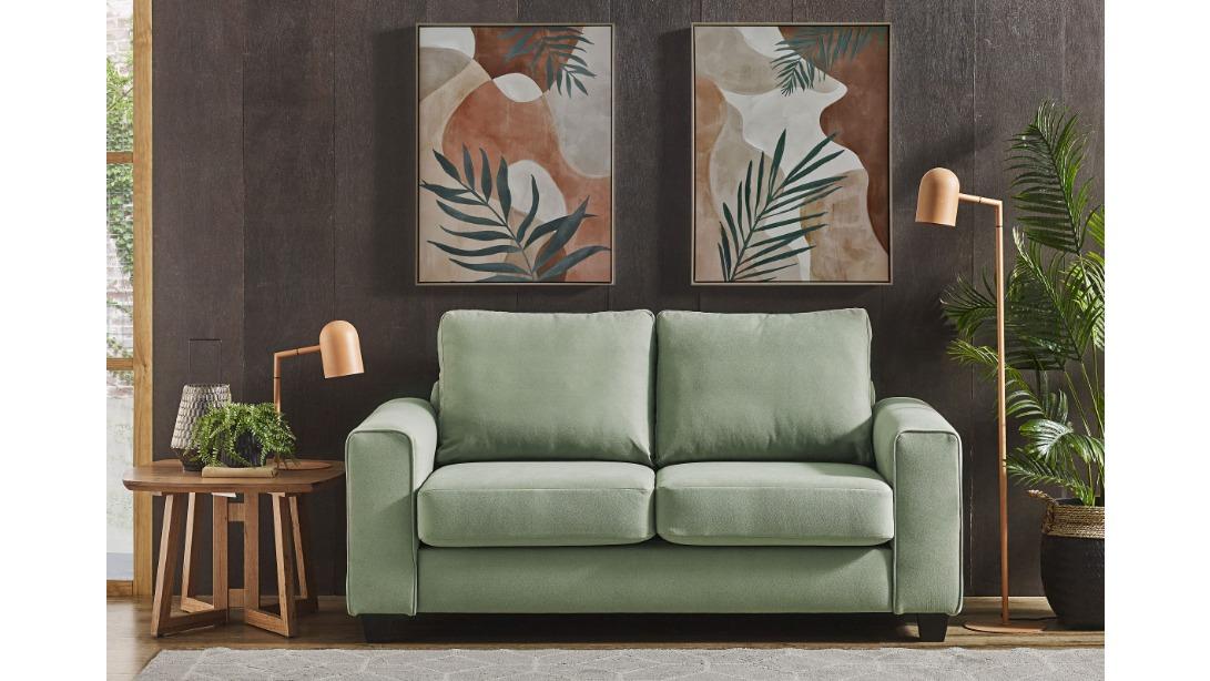 Brompton 2-Seater Fabric Sofa