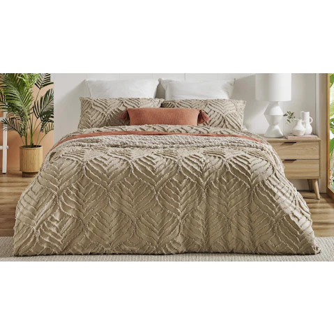 L'Avenue Kelda Fog Quilt Cover Set