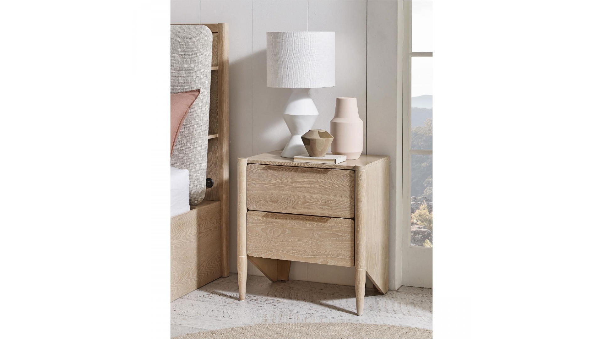 Westley 2-Drawer Bedside Table