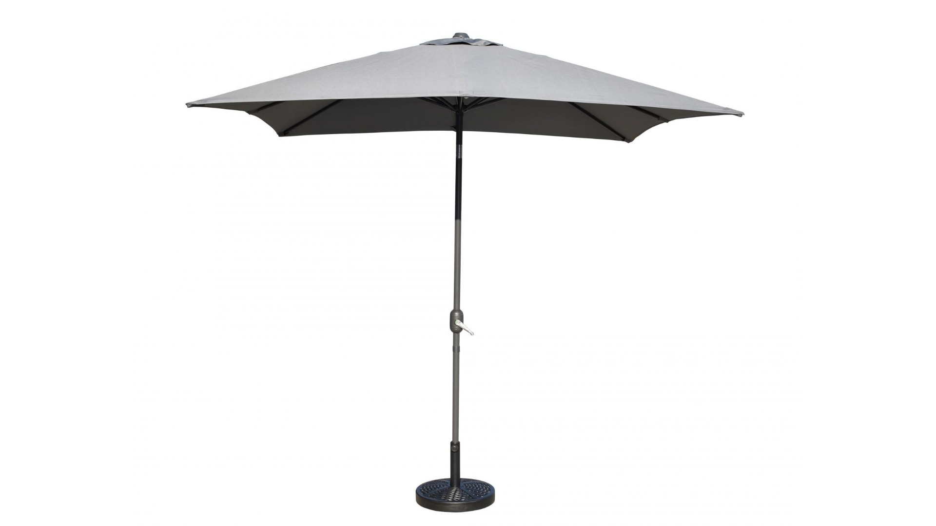 Amidis 2.5m Square Outdoor Umbrella - Charcoal