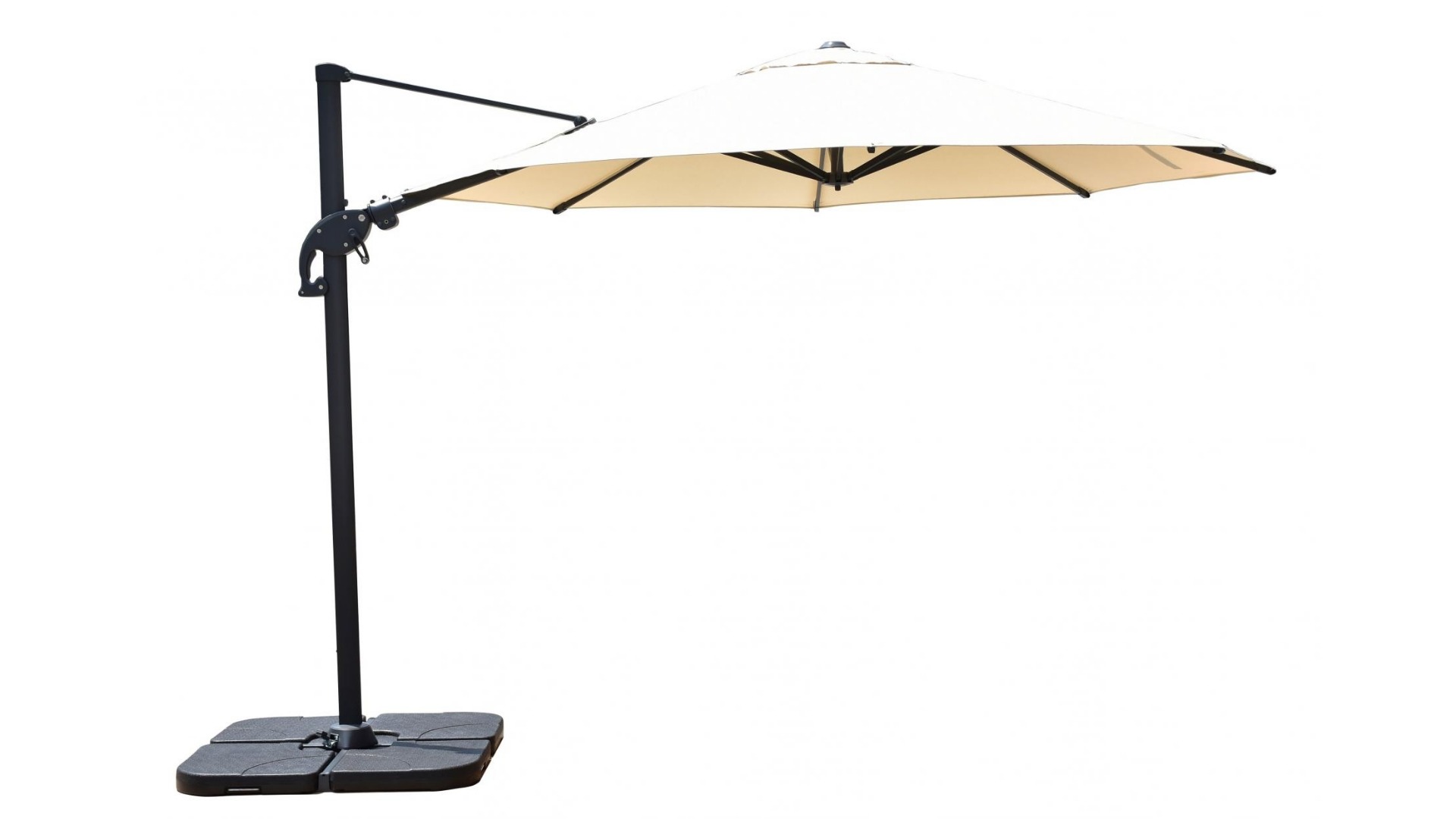 Laredo 3.3m Octagonal Cantilever Umbrella Only - Natural