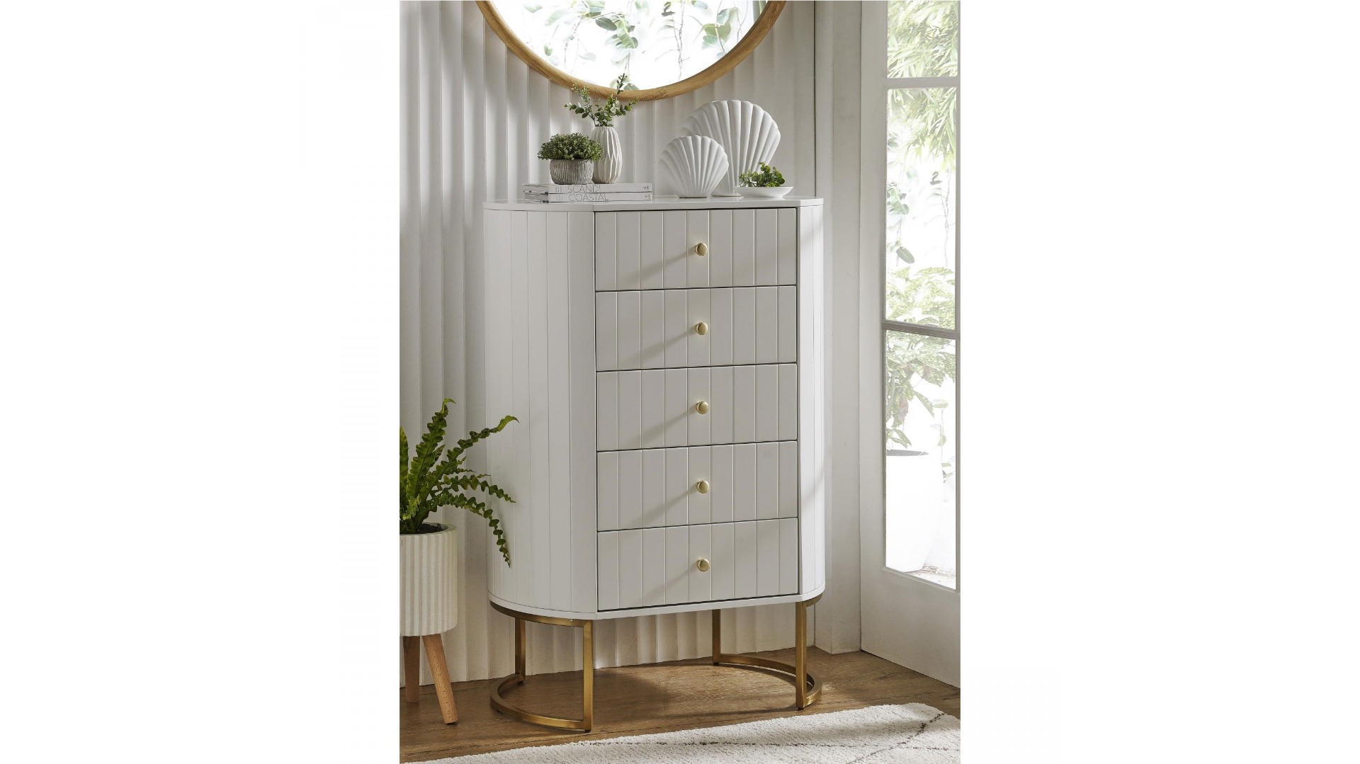 Akyra 5-Drawer Lingerie Chest