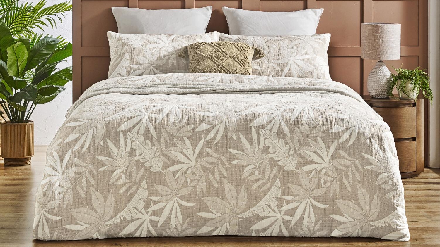 Playa Sand Quilt Cover Set - King