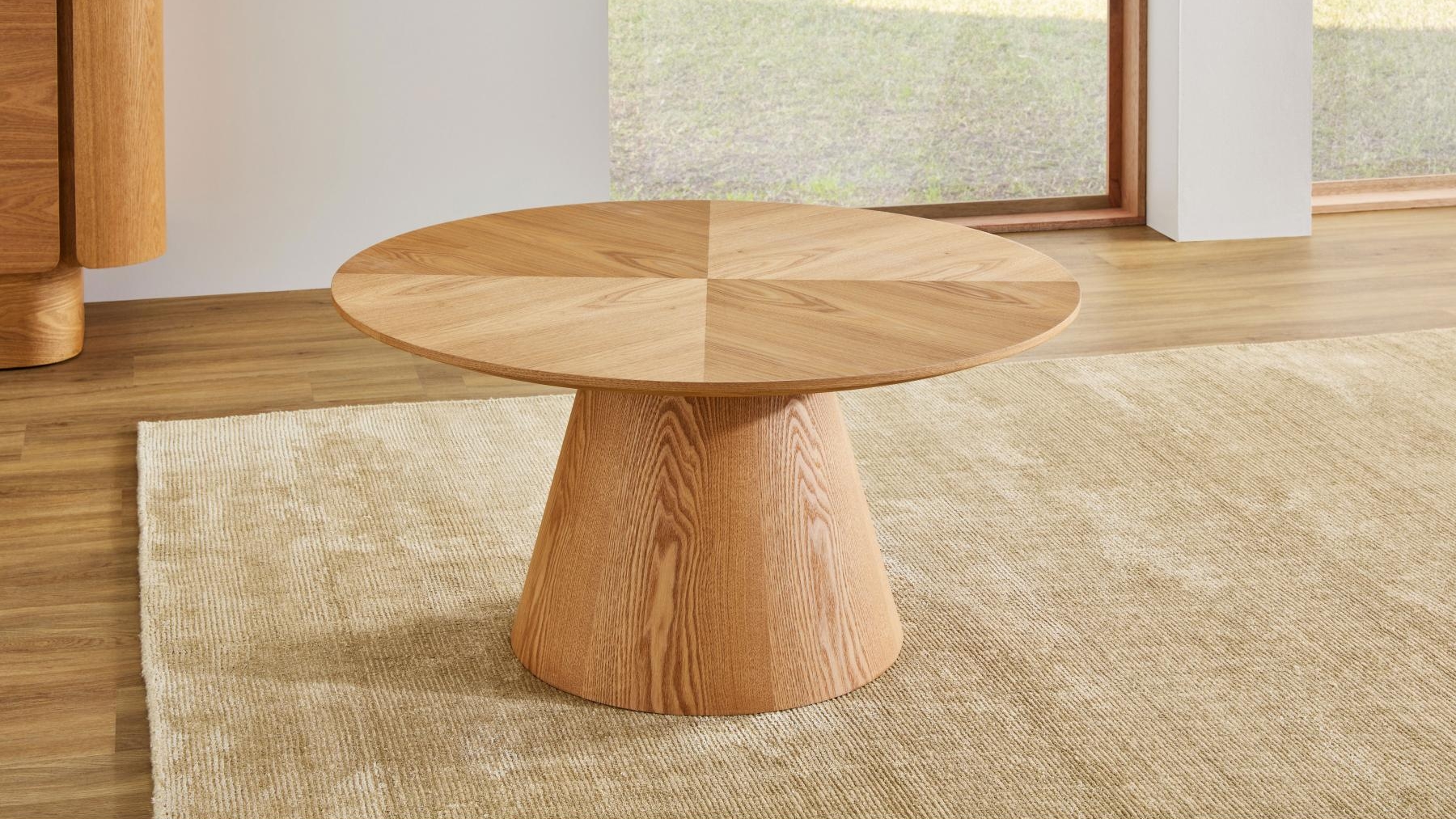 Perseo Round Coffee Table - Natural