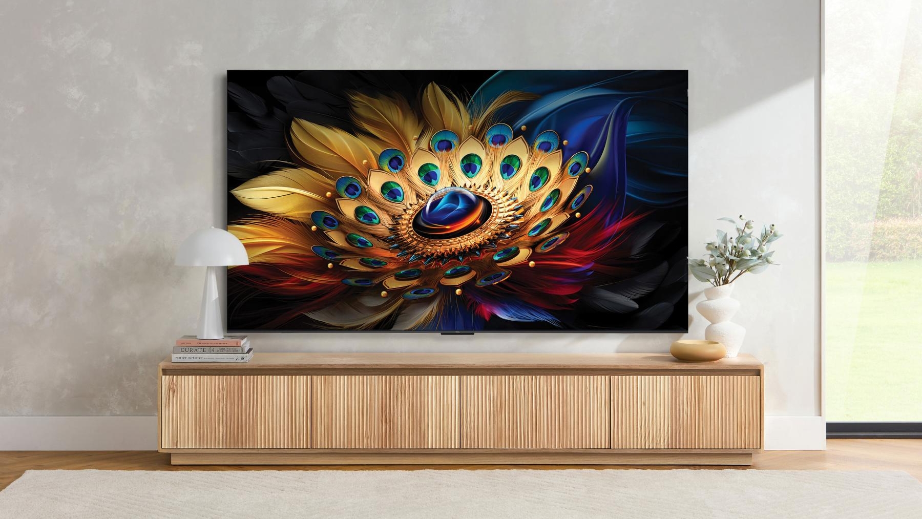 Astra Natural TV Unit - 240cm
