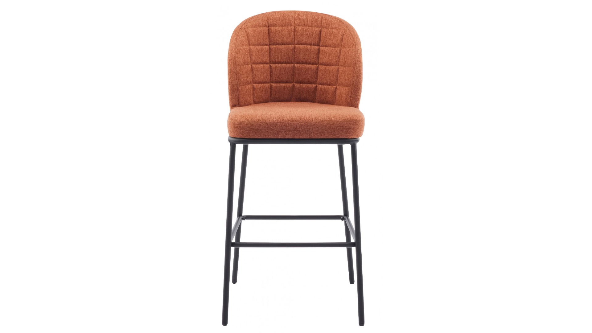 Penni Bar Stool - Terracotta Fabric