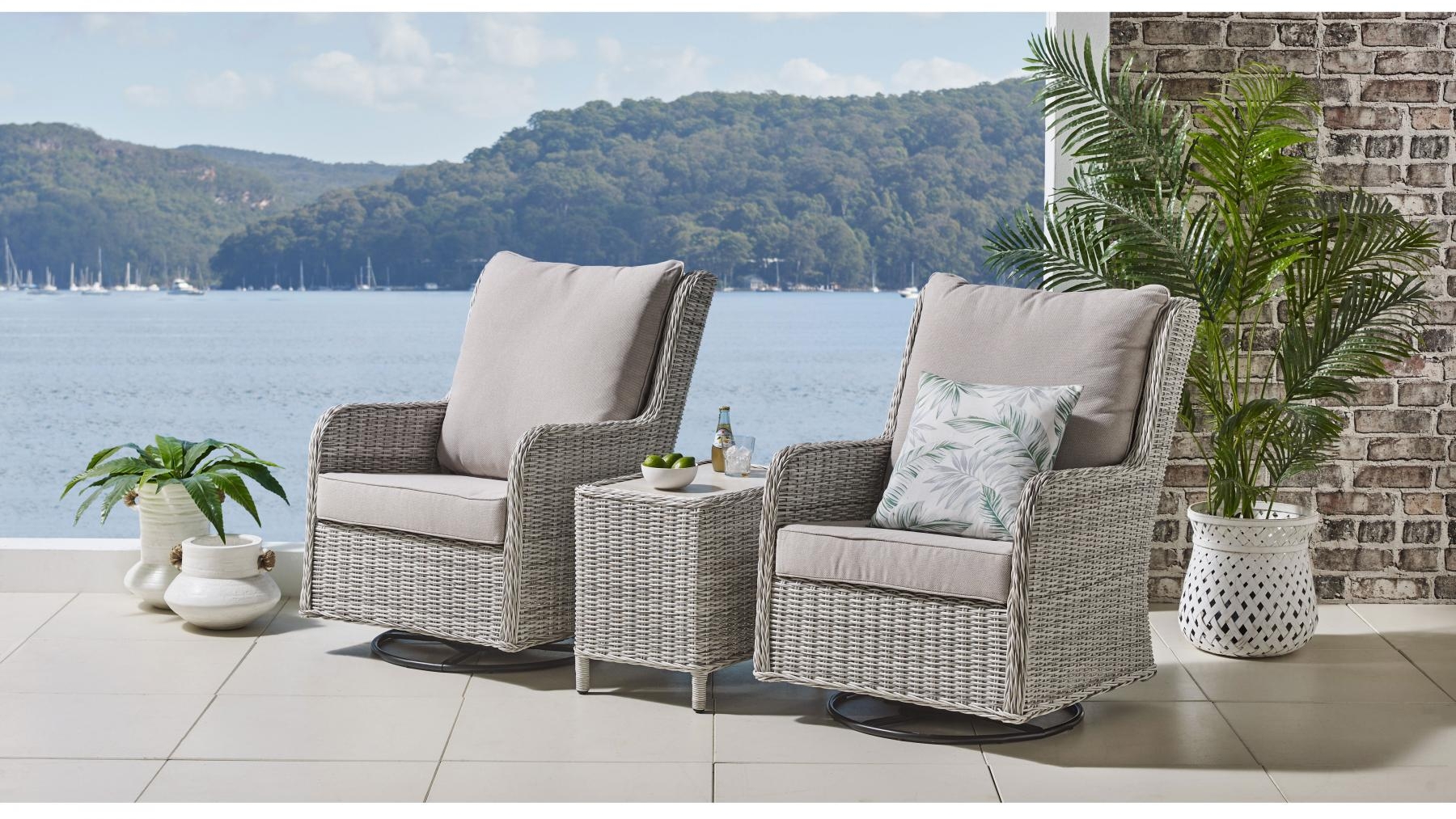 Aries 3-Piece Outdoor Chat Setting