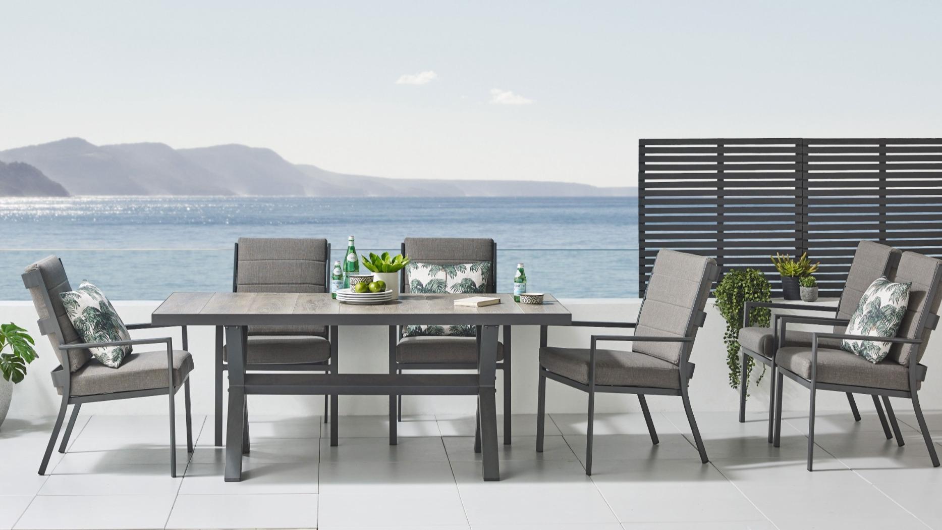 Tuscany 7-Piece Outdoor Dining Setting | Harvey Norman