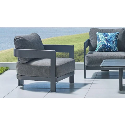 Bali Outdoor Armchair - Charcoal