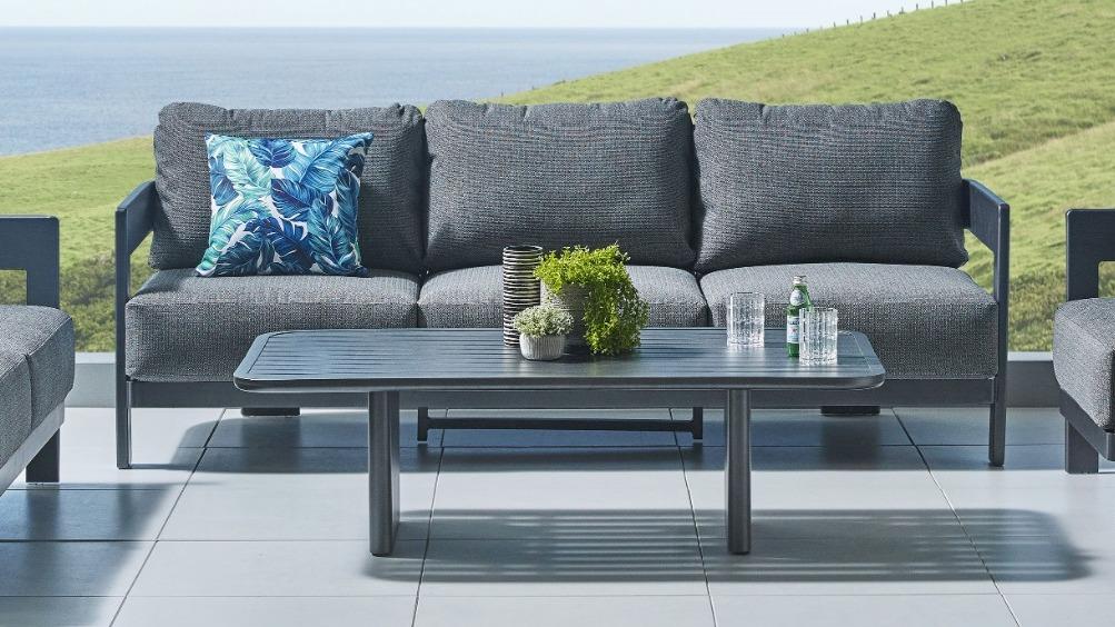 Bali 3-Seater Outdoor Sofa - Charcoal