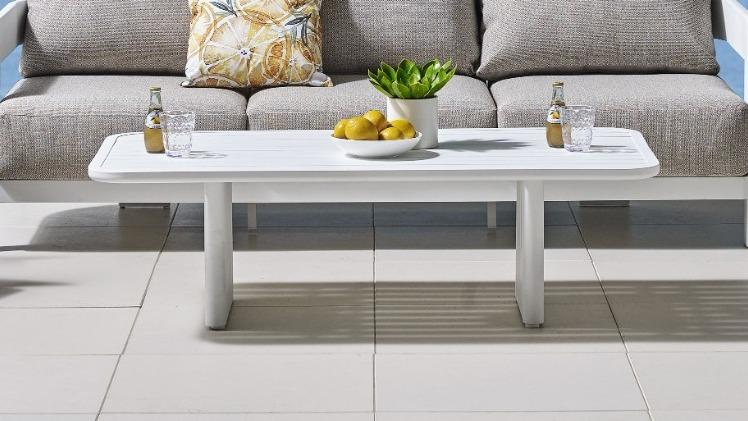 Bali Outdoor Coffee Table - White