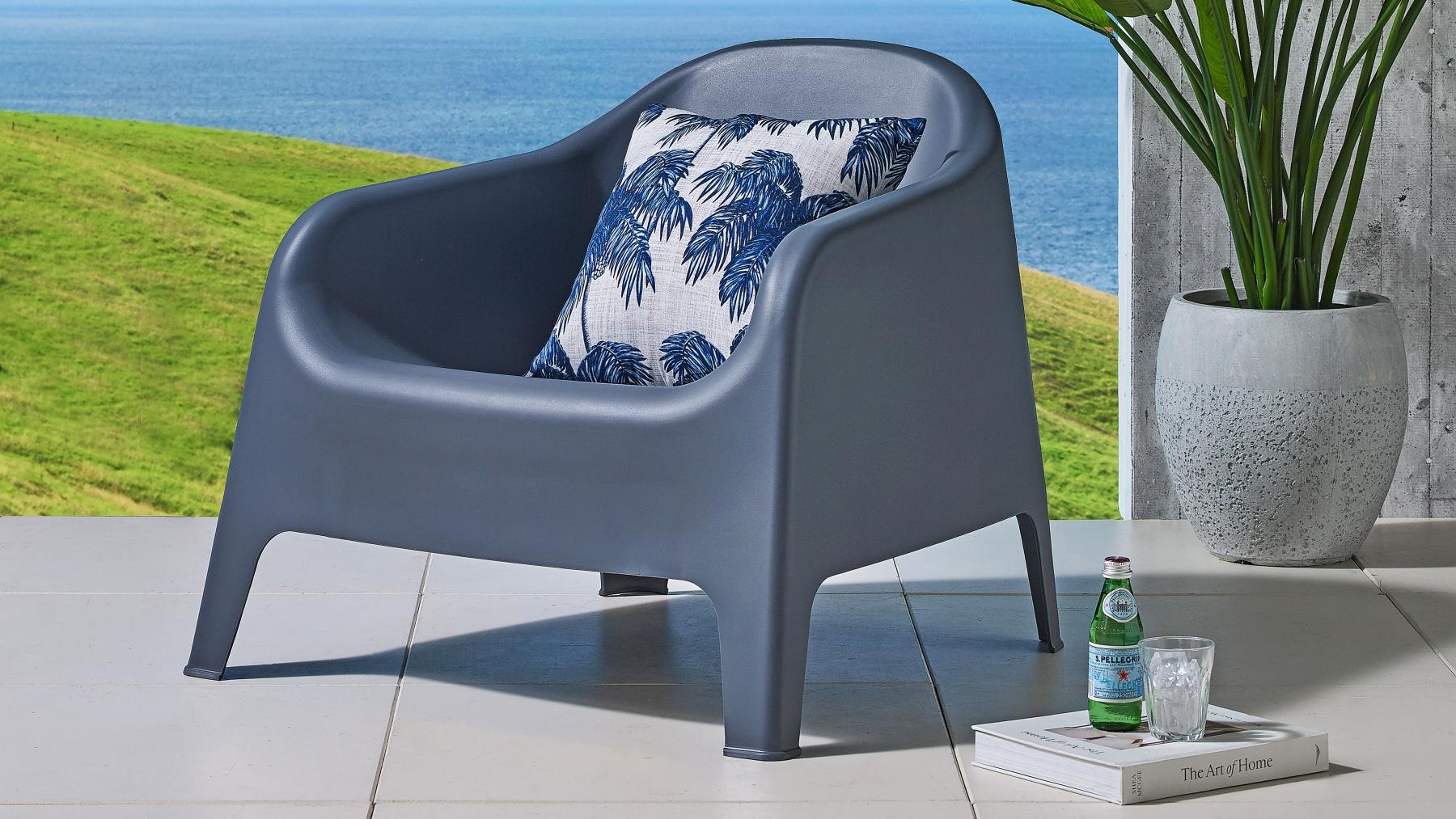 Alder Outdoor Armchair - Charcoal