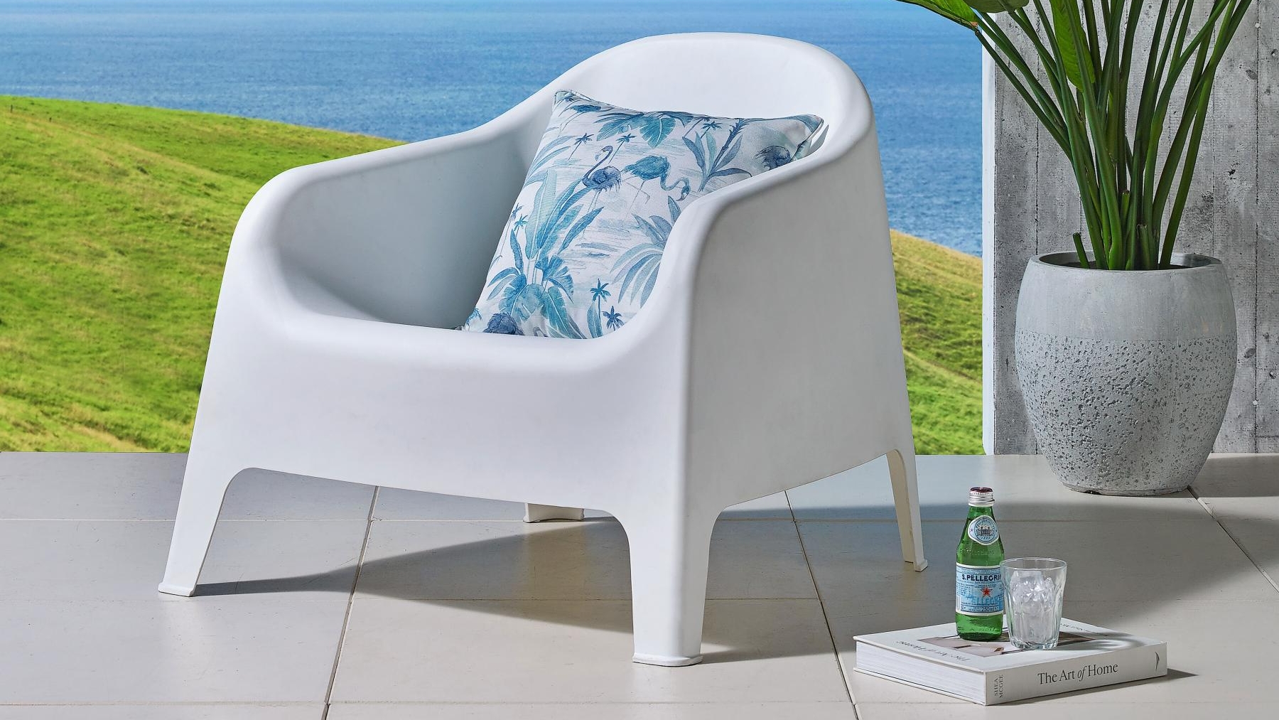 Alder Outdoor Armchair - White