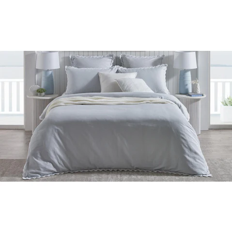 L'Avenue Rymer Scallop Quilt Cover Set