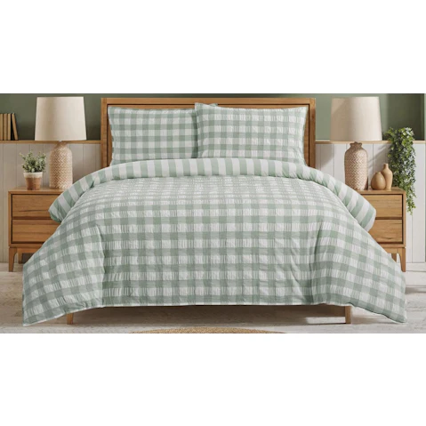 L'Avenue Quinn Olive Quilt Cover Set