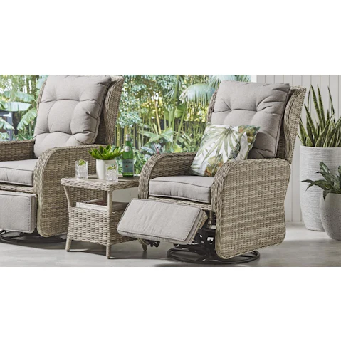 Scorpio Outdoor Swivel Recliner Armchair