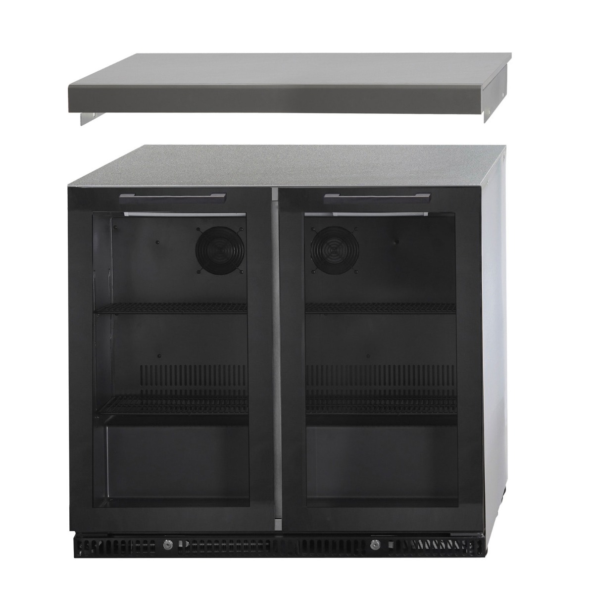 Gasmate Galaxy Gen 2 187L Double Door Outdoor Beverage Cooler with Top
