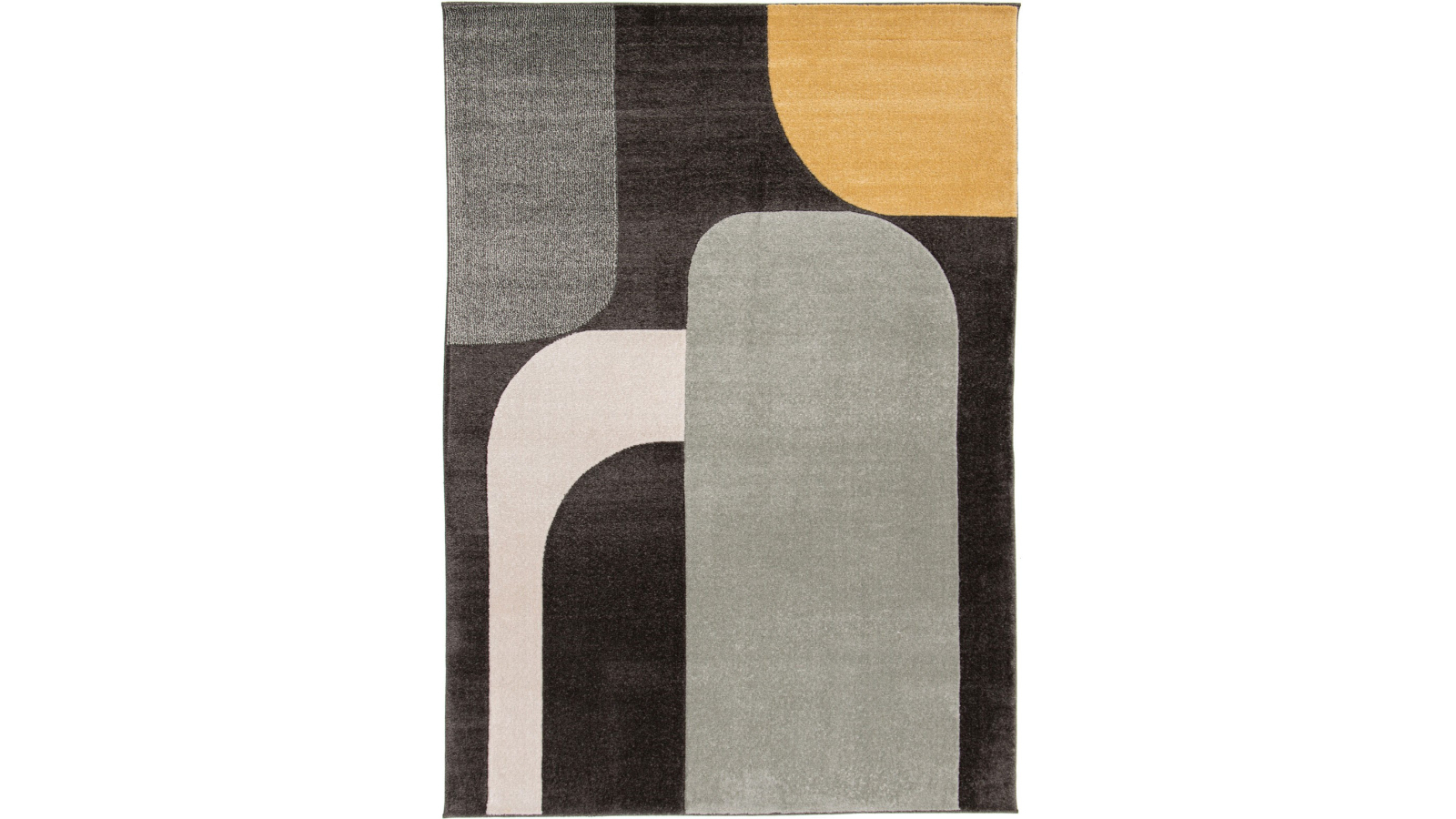 Luna Deco Black Rug - Large