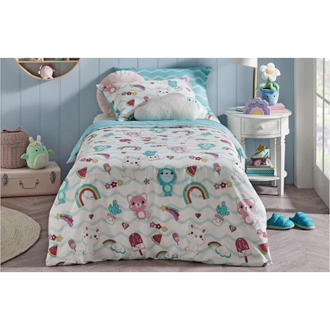Kayo Cotton Quilt Cover Set - Double