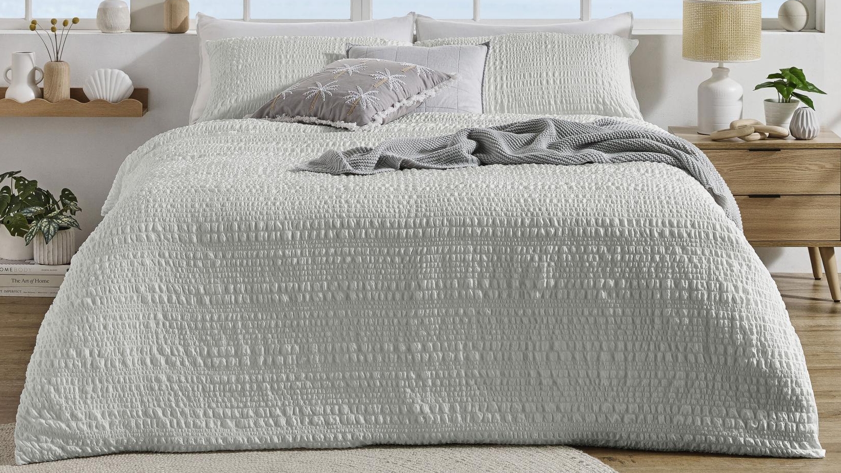 L'Avenue Jaxon Silver Quilt Cover Set - Double