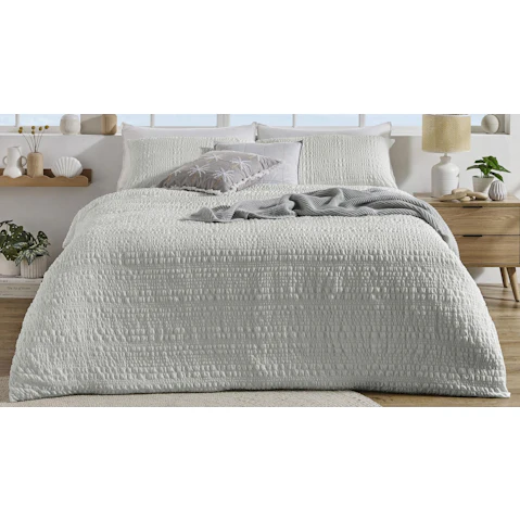 L'Avenue Jaxon Silver Quilt Cover Set