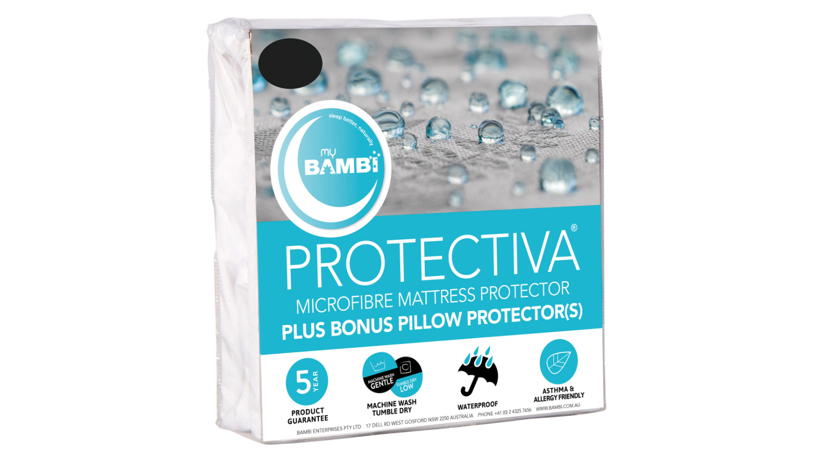 Bambi Protectiva Microfibre Mattress Protector and Pillow Protector Pack - Super King