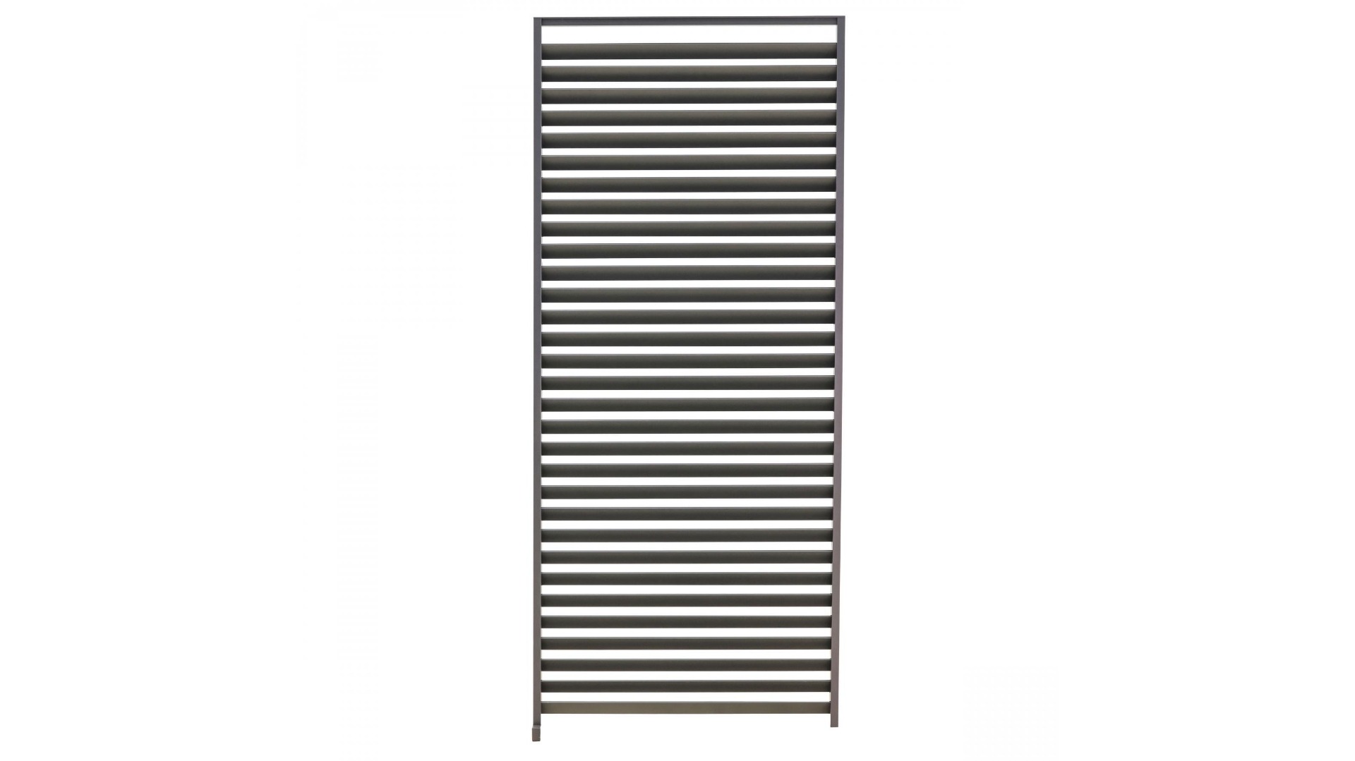 Pergola Side Louvre Panel – Gunmetal