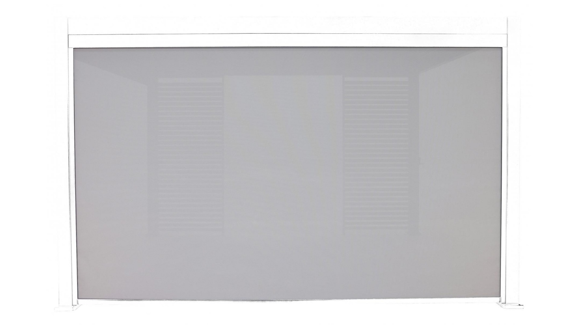Pergola 4m Pull-Down Screen - White