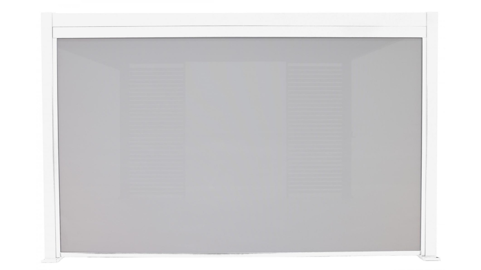 Pergola 3m Pull-Down Screen - White