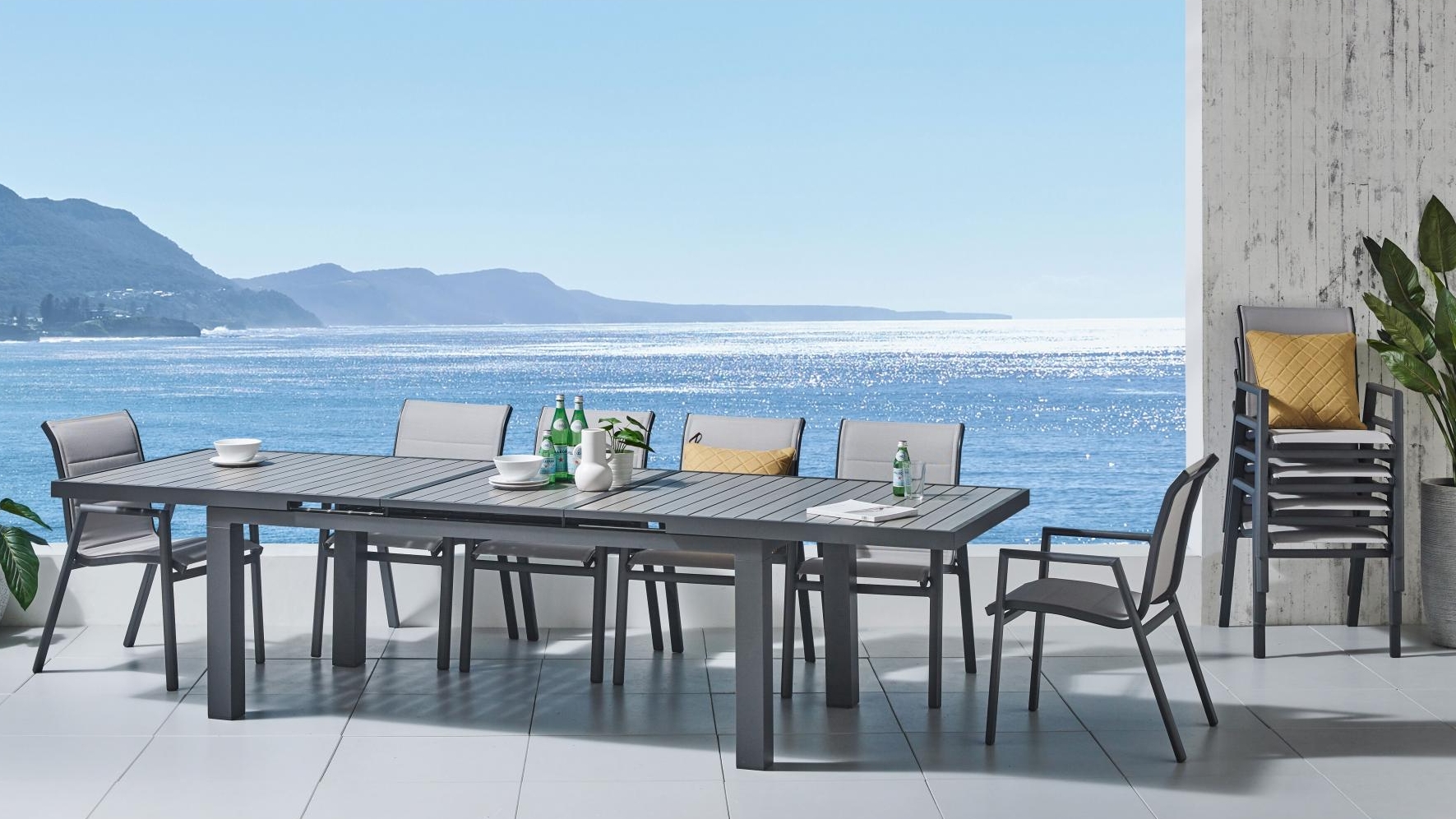 Sedina 11-Piece Outdoor Extension Dining Setting