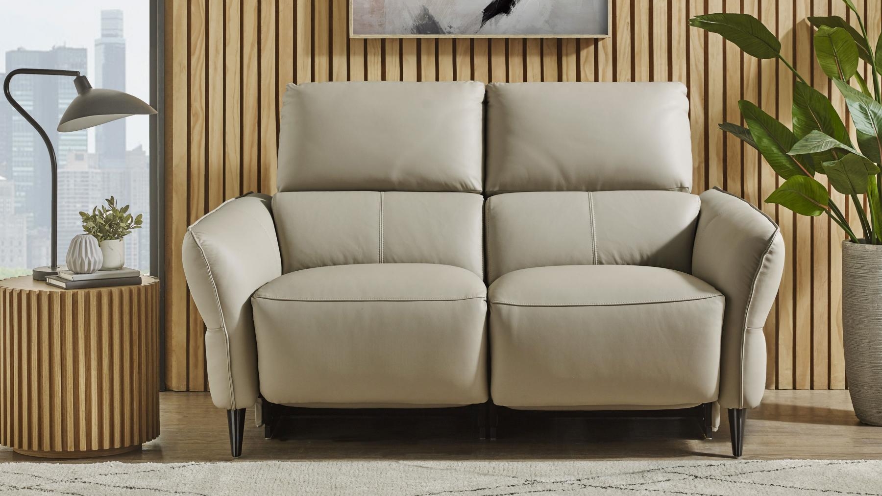 Sego 2-Seater Leather Powered Recliner Sofa