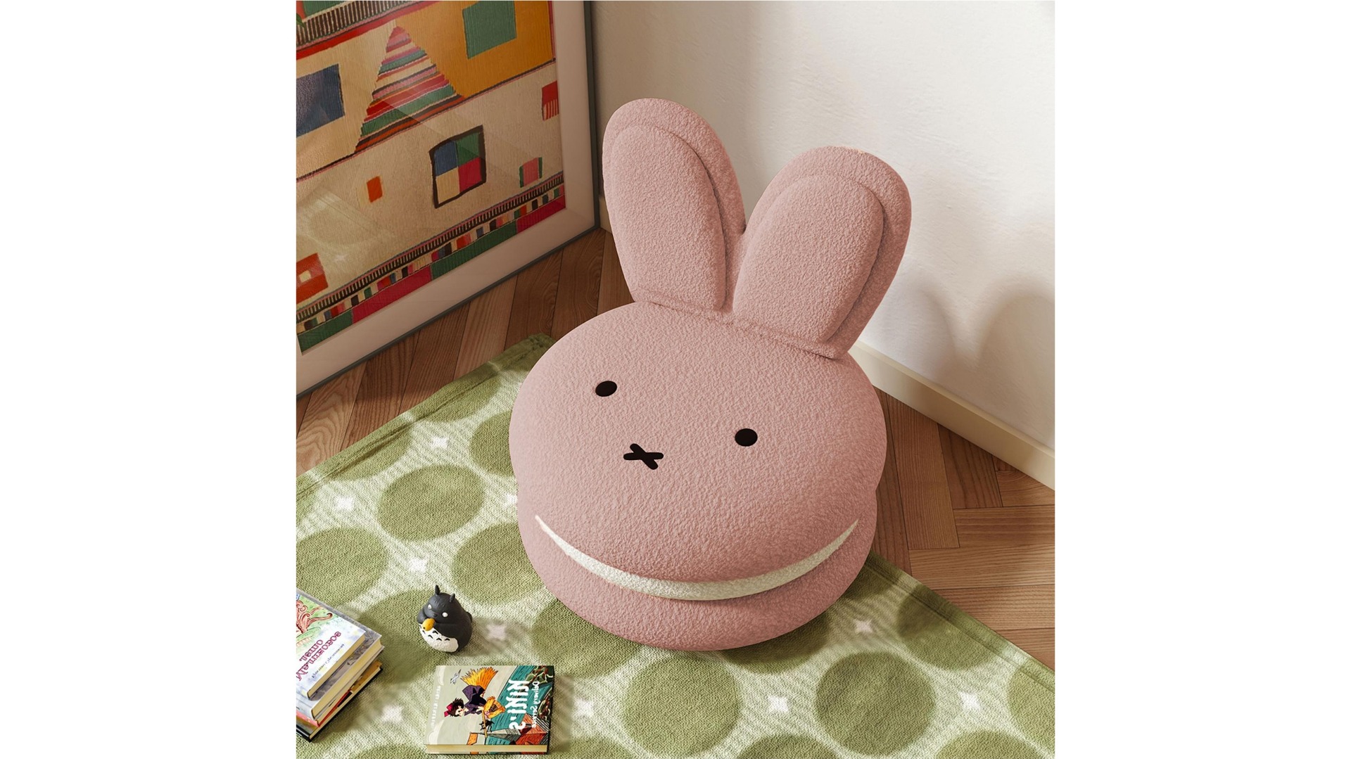 Miffy Macaron Kids Chair Pink Harvey Norman