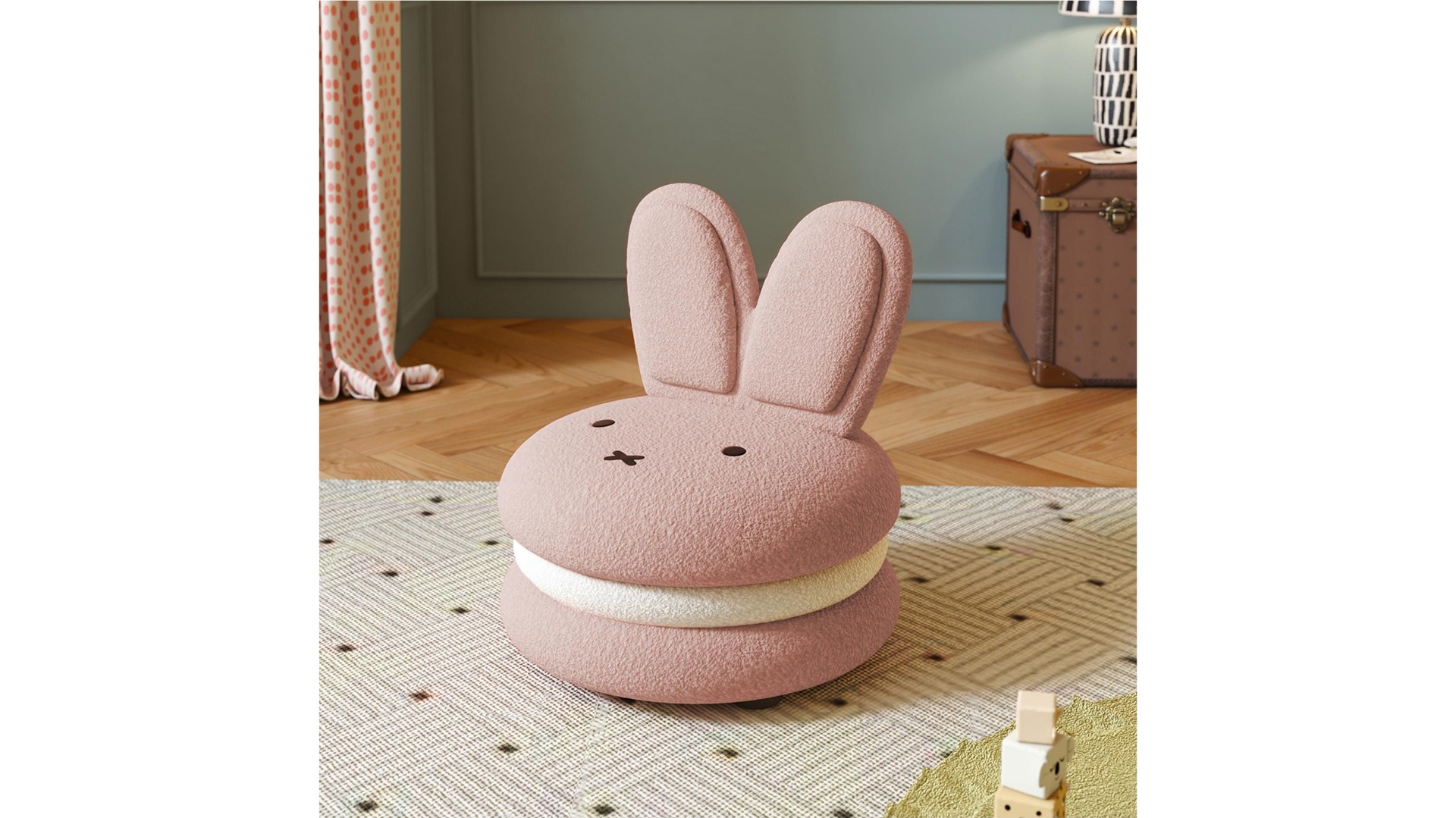 Miffy Macaron Kids Chair - Pink | Harvey Norman