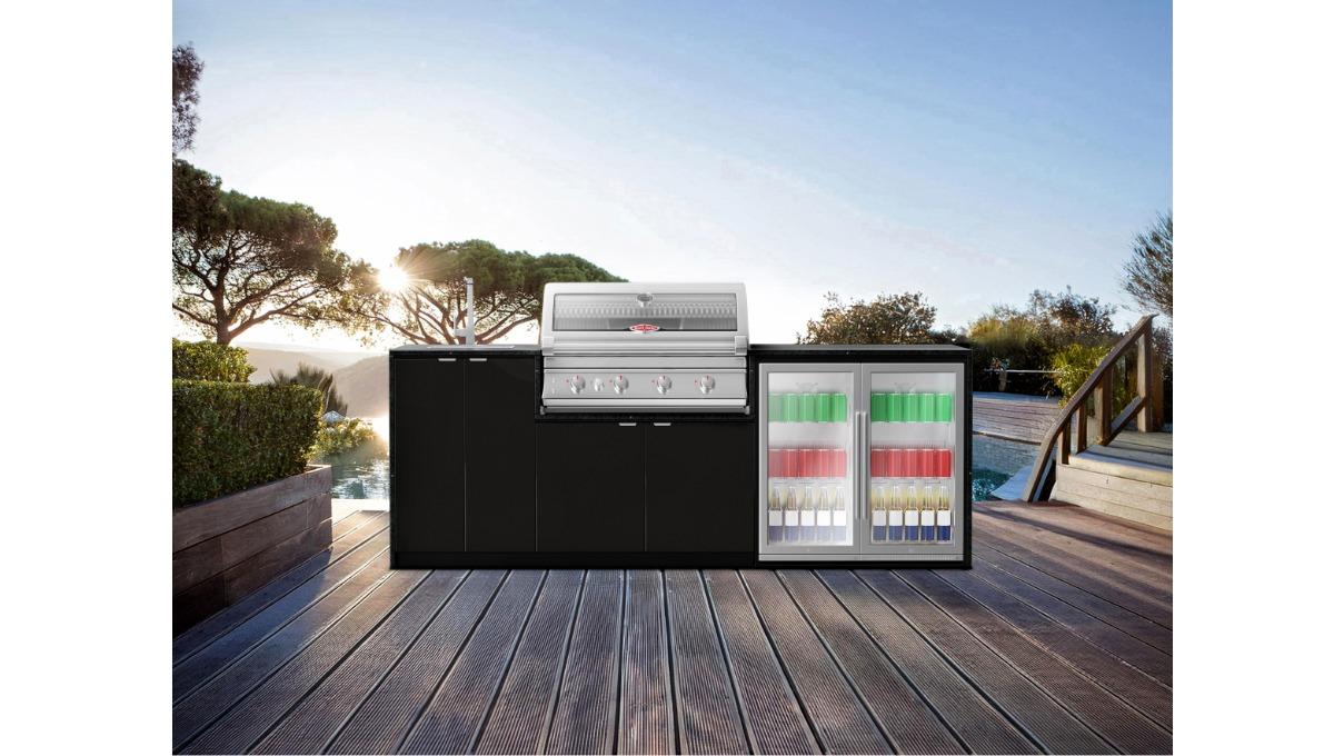 Euro Missouri 4-Burner Outdoor Kitchen Cabinetry