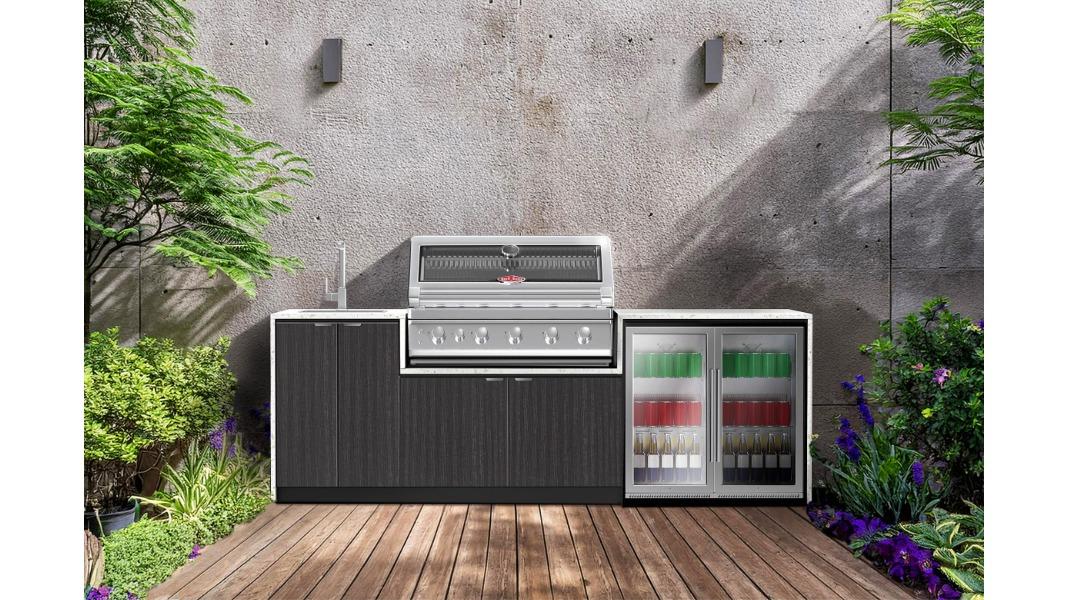 Euro Tennessee 5-Burner Outdoor Kitchen Cabinetry