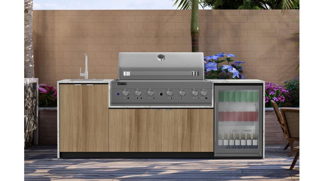 Euro Atlanta 6-Burner Outdoor Kitchen