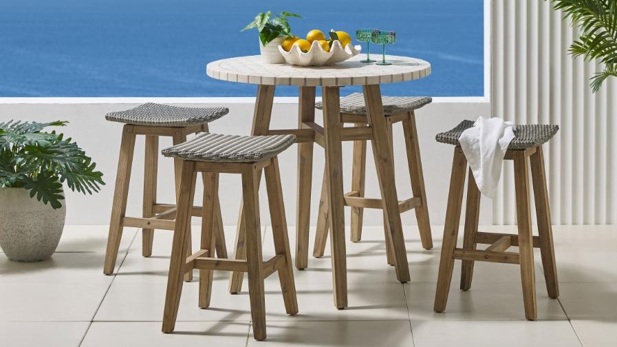 Picador 5-Piece Outdoor Bar Setting