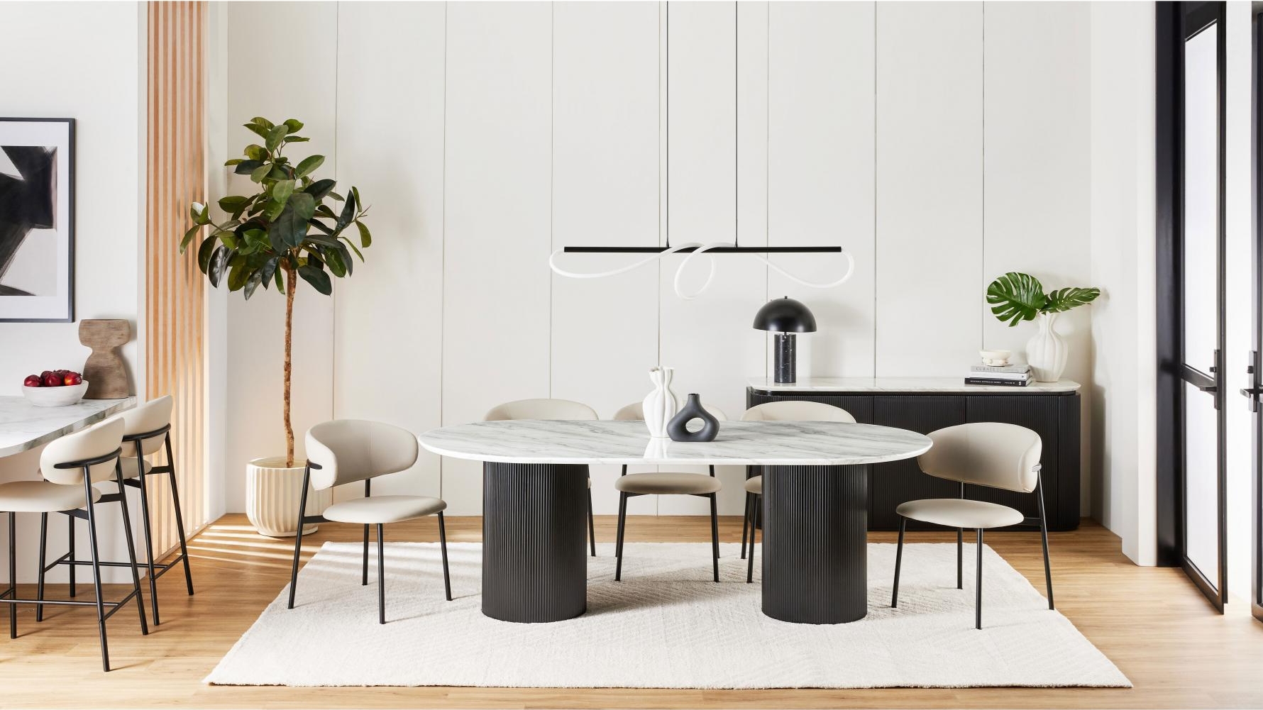 Anika Oval Dining Table | Harvey Norman