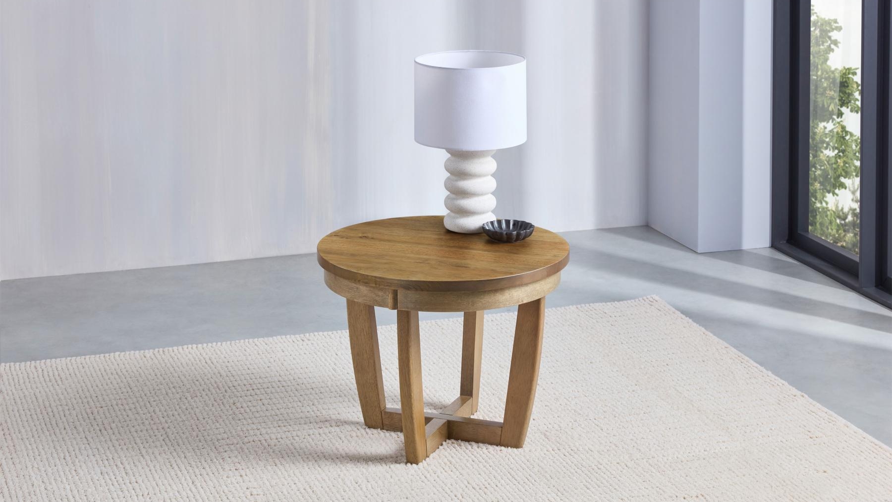 Jasper Round Lamp Table 