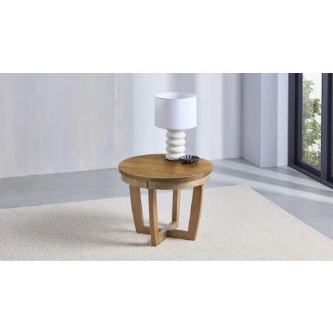 Jasper Round Lamp Table