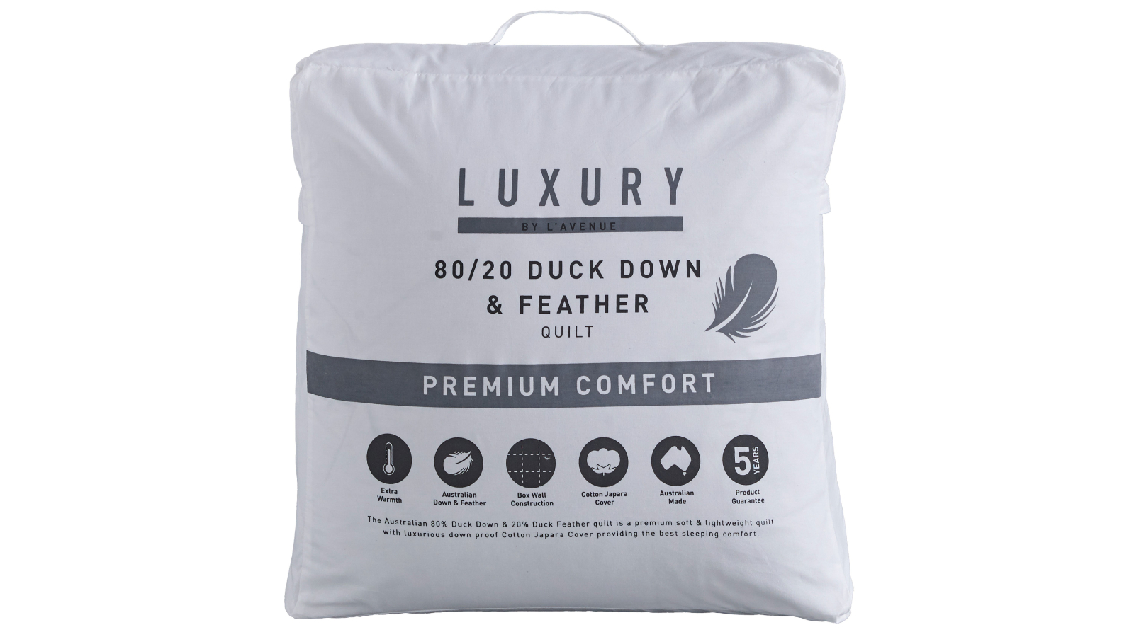 L'Avenue 80/20 Duck Down & Feather Quilt